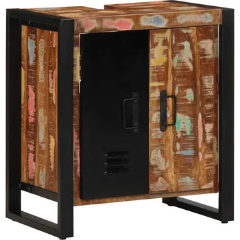 Koupelnový nábytek vidaXL Koupelnová skříň Hnědá 55 x 35 x 60 cm Masivní obnovované dřevo [4013604]