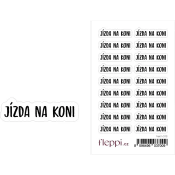 samolepka Fleppi Samolepky Jízda na koni