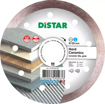 Řezný kotouč DISTAR Diamantový kotouč 1A1R 125 HARD CERAMICS (Ref. 11115048010)