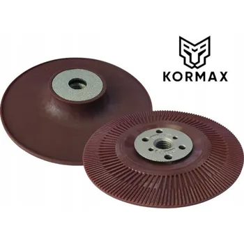 Brusný kotouč Brusný talíř pro fíbrové disky 125 mm, SKOŠENÝ, žebrovaný s chladicími žebry