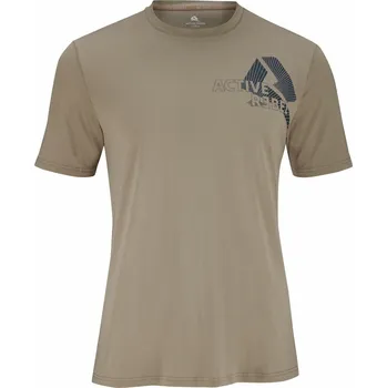 Pánské tričko Active Rebel ACTIVE REBEL Isac Pán. tričko,air support struct., 92% PES, 8% EA - 0 - hnědá - M