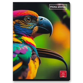 Školní sešit Pigna Animal - A5, linkovaný, 40 listů, mix motivů