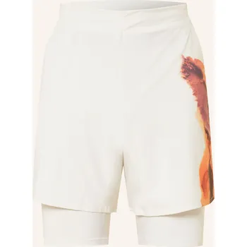 Pánské kraťasy Y-3 Pánské Tenisové Šortky 2 V 1, krémová / oranžová / tmavě...