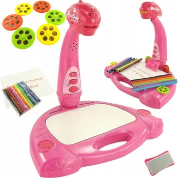 Projekční technika Růžový Projektor na Kreslení Projektor Diapozitivy Nožičky