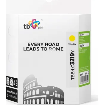 Žlutá inkoustová kazeta TB Print pro tiskárny Brother