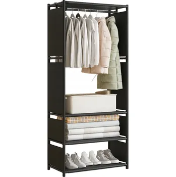 Šatní skříň Skříň SNM 60 x 170 x 36 cm černá