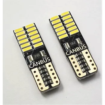 Autožárovka CAN-BUS parkovací světlo, T10 (W5W), 24xSMD, bílé 1ks
