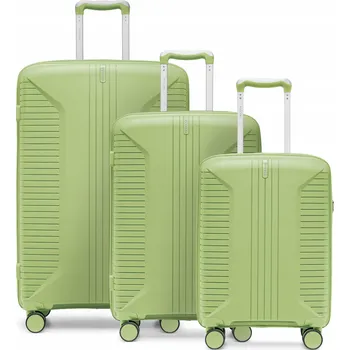 PUCCINI Sada Cestovních Kufříků z Polypropylenu Tvrdé 3v1 PP027-5C
