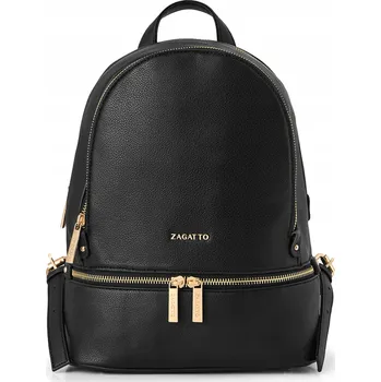 Městský batoh Dámský Batoh , ekokůže, městský, elegantní, černý, eko kůže ZAGATTO