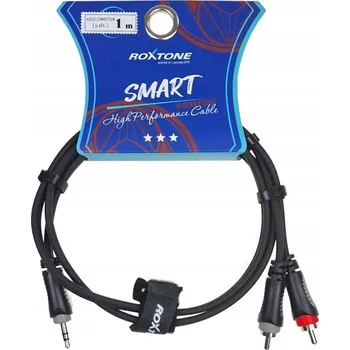 Audio kabel Audio kabel Jack 3,5 mm stereo / 2 x RCA 1 m Roxtone SAYC150L1