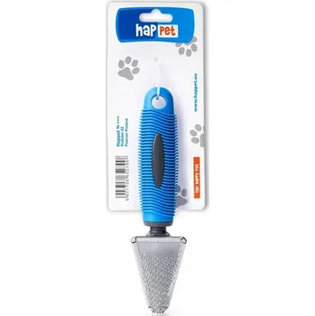 Péče o srst a drápky Happet Trojúhelníkové Hřeblo Precizní Kartáč pro psa kočku 18,5x4,5cm GS39