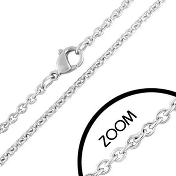 Řetízek Ocelový řetízek šíře 1,2 mm (55 cm)