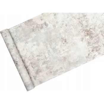 Tapeta Grandeco Tapeta vzhled staré OMÍTKY světle šedá + světle modrá 0,53 x 10,05 m