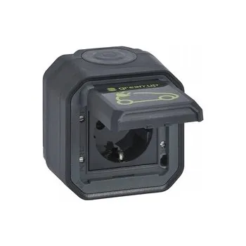 Elektrická zásuvka Elektrická Zásuvka hermetická Legrand šedá