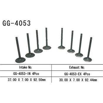 Rozvod motoru VESRAH sací ventil KAWASAKI ZR7 01-05 (12004-1140) (1 kus) vyrobeno v Japonsku (VESRAH sací ventil KAWASAKI ZR7 01-05 (12004-1140) (1 kus) vyrobeno v Japonsku)