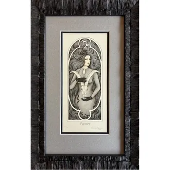 Obraz Jelenová Františka - Kozoroh | 23.3x35.8 (Tento obraz je k vidění na prodejně FLR)