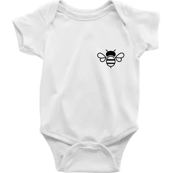Kojenecký body Jestli utíkám, tak utíkejte taky - včelař - Body kojenecké s krátkým rukávem - Krátký r. 12-18 měs ( Bílá )
