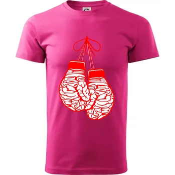 Brain Gloves - Klasické pánské triko vyšší gramáže - XS ( Purpurová )