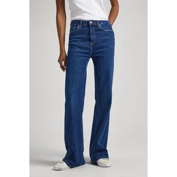 Dámské džíny Pepe Jeans Dámské džíny SLIM FIT FLARE UHW Barva: denim (odpovídá obrázku), Velikost: W27 L32