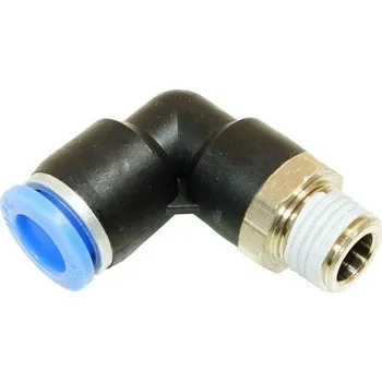 Příslušenství ke kompresoru Úhlová rychlospojka pro hadici 4mm, závit 1/8" vnější