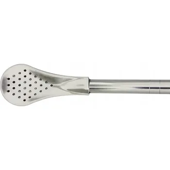 Bombilla z z nerezové oceli, brčko se sítkem na maté, čaj a nápoje