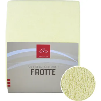 Prostěradlo FROTÉ PROSTĚRADLO 160X200 S GUMOU béžové Froté Nové