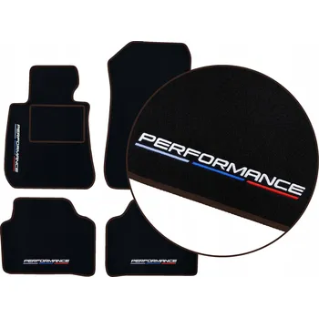 autokoberec VELUROVÉ AUTOKOBERCE BMW X5 E53 (1999-2006) - HNĚDÉ + 4x VÝŠIVKA