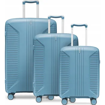 PUCCINI Sada cestovních KUFRŮ z polypropylenu, tvrdé, 3v1 PP027-7B