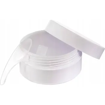 Sklenice Kelímek na krém se špachtlí 100 ml [BARVA BÍLÁ]