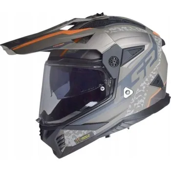 Helma na motorku LS2 MX702 PIONEER II DEVOR MATNÁ PÍSKOVÁ enduro/cross přilba 3XL