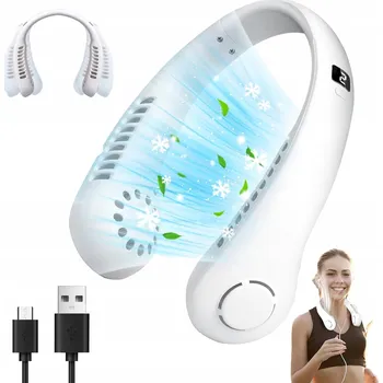 Domácí ventilátor Mini ventilátor Kinscoter Přenosný chladicí klimatizátor, bílý