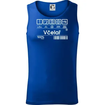 Čárový kód včelař - Tílko pánské Core - 2XL ( Královská modrá )