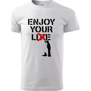 Enjoy Your Lie - Triko extra velké (5-8XL) - 6XL ( Bílá )