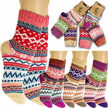 Dámské ponožky Ponožky Ksenia norský vzor, velikost 35-38