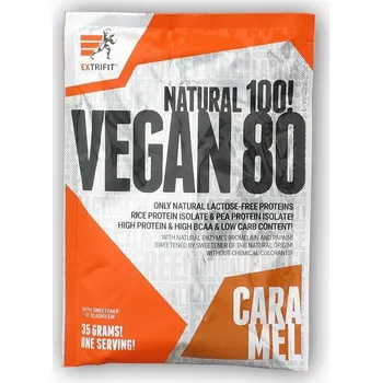 Proteinový nápoj Extrifit Vegan 80 35g sáček Varianta: lískový ořech