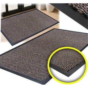 Rohožka GUMOVÁ VENKOVNÍ ROHOŽKA PŘED DVEŘE VSTUPNÍ ČISTICÍ ZÓNA 120X240 CM