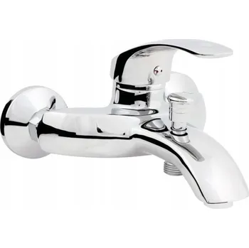 Vodovodní baterie Páková nástěnná Bateria a sprchová baterie ZXC 1300 stříbrná