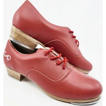 Dámská sálová obuv So Danca,Stepky So danca v červené kůži TA880, červená 35