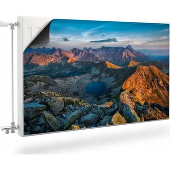 Obraz Magnetická podložka na radiátor, kryt 90 x 60 cm šedá