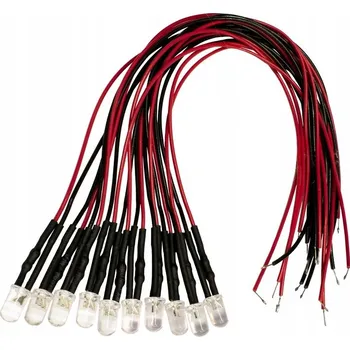 Dioda LED dioda ELEKTRONIKA PLUS LED DIODA 3MM 12V ŽLUTÁ 20CM 3mm