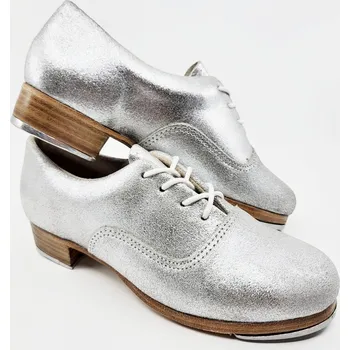 Dámská sálová obuv So Danca,Stepky So danca ve stříbrné kůži TA880, stříbrná 42