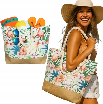 Kabelka EVENA plážová taška látková, vícebarevná