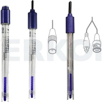 pH elektroda XS pro měření v terénu, Typ: Polymer Plast DIN, Popis: Bez teplotního čidla, s fixním 1m kabelem s DIN konektorem