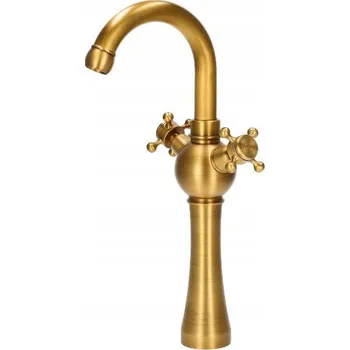 Vodovodní baterie Stojánková umyvadlová baterie Rustikální Úchyty Exeter zlatá