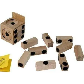 Hlavolam Česká dřevěná hračka Dřevěný hlavolam kostka Cube