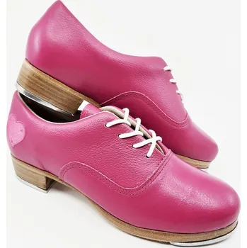 Dámská sálová obuv So Danca,Stepky So danca v růžové kůži TA880, sytá růžová 42