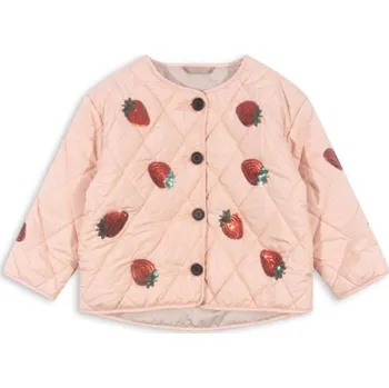 Dívčí bunda Prošívaná dívčí bunda Flora "Strawberry" Konges Sløjd VELIKOST: 104/4 roky