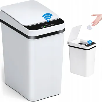 Odpadkový koš AUTOMATICKÝ MALÝ ODPADKOVÝ KOŠ DO KOUPELNY, BEZDOTYKOVÝ ODPADKOVÝ KOŠ