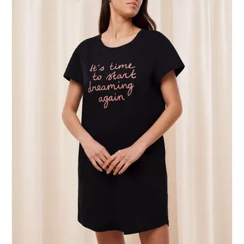 Dámské noční prádlo TRIUMPH - Noční košile NDK 02 X - černá - 38