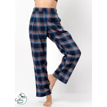 Dámské pyžamo Klíč LHE 431 B25 S-XL pyžamové kalhoty tmavě modrá L